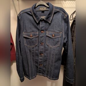 Rachel Zoe Womans Dark Blue Denim Jacket